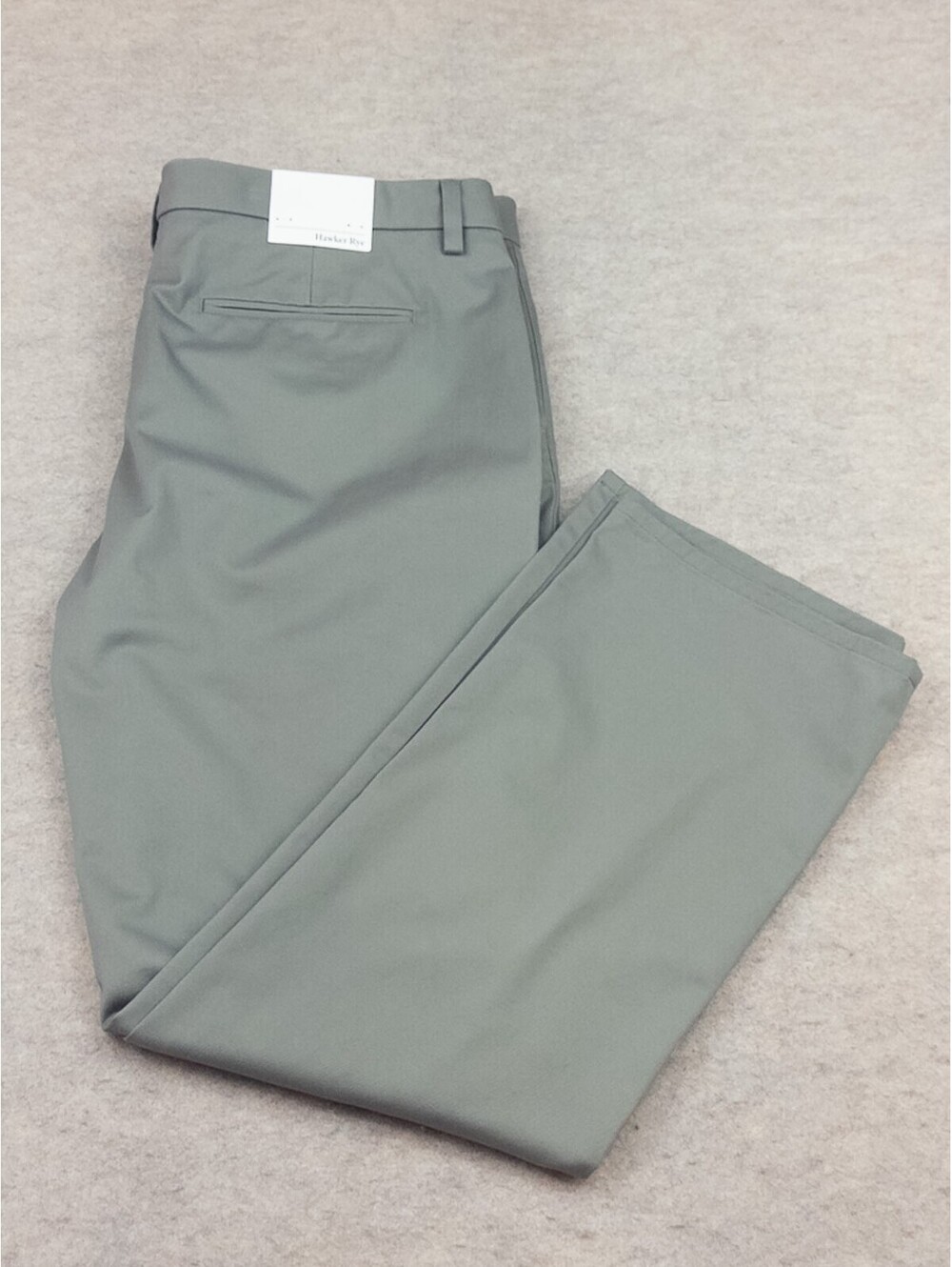 Hawker Rye Men's Gray Cotton Blend Dress Pants Size 38x32, N/WT